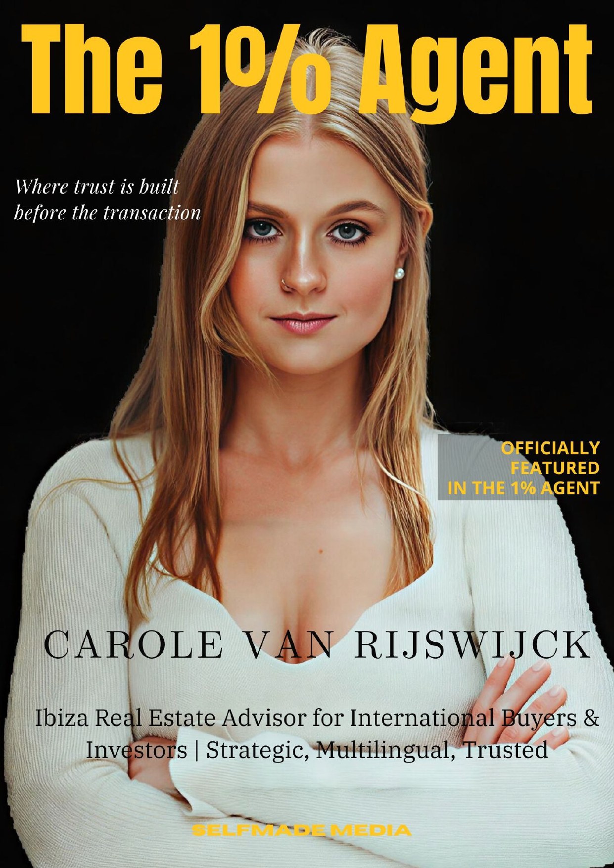 Carole Van Rijswijck — The 1% Agent Cover