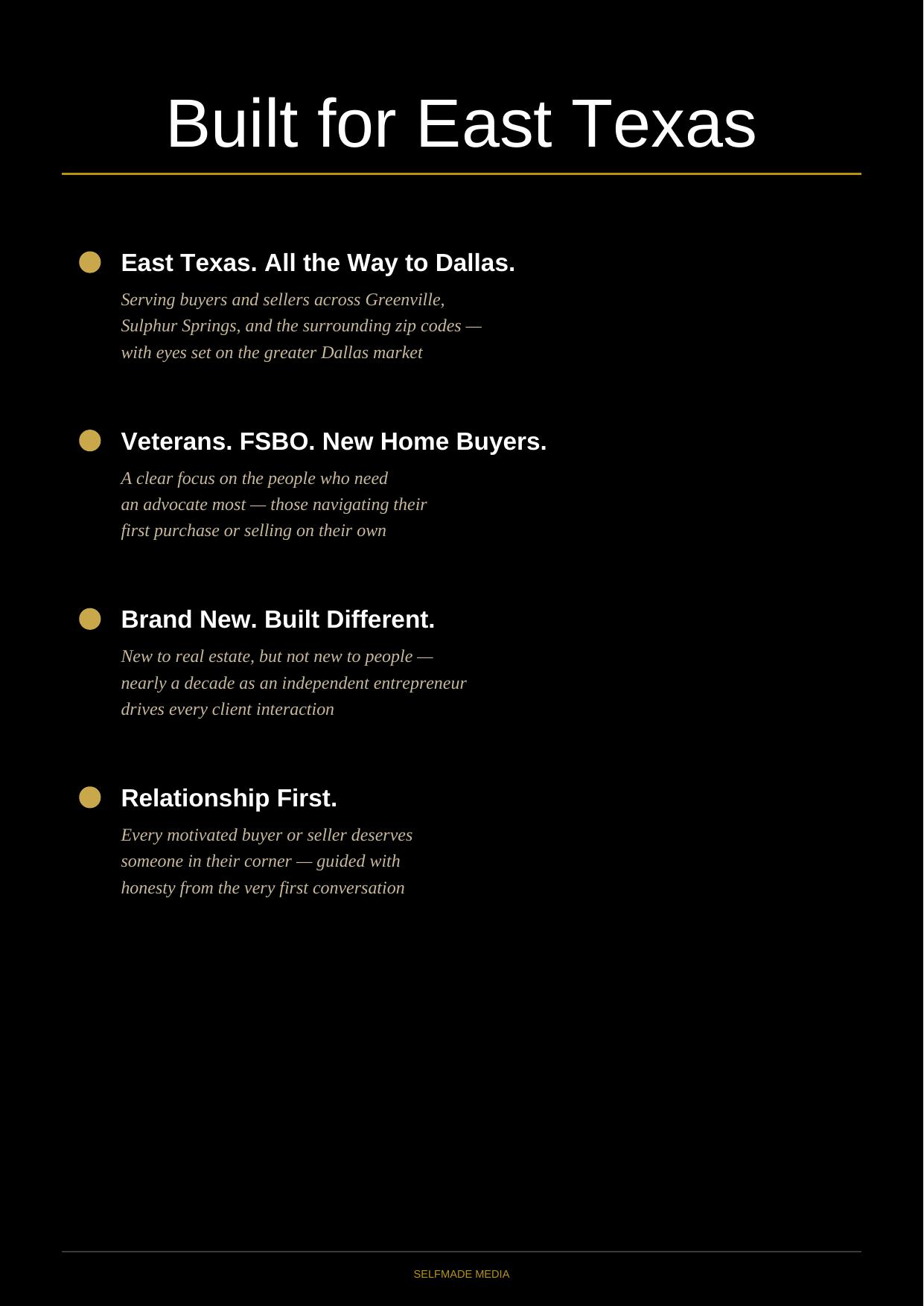 Built for East Texas