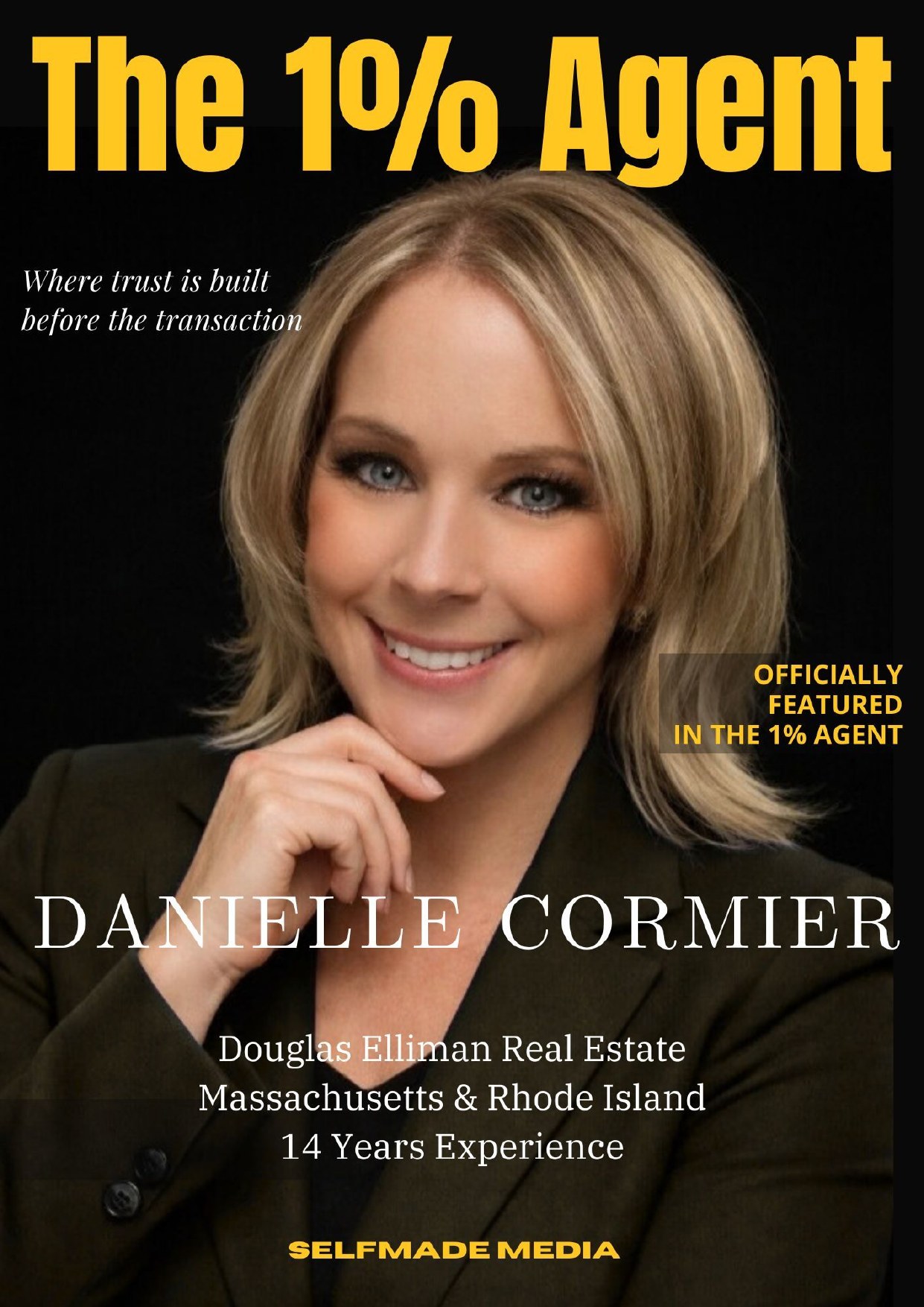 Danielle Cormier — The 1% Agent Cover